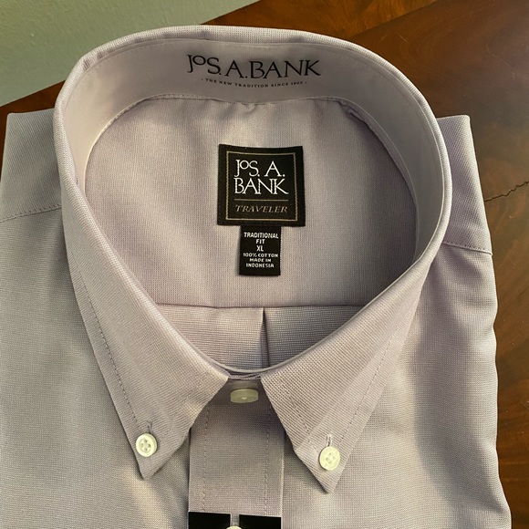 Jos. A. Bank Traveler Light Purple Button Down Long Sleeve Sport Shirt X… - Picture 3 of 7